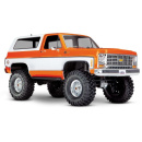 TRAXXAS TRX-4 Chevy Blazer 4x4 orange RTR ohne Akku/Lader 1/10 4WD Scale-Crawler Brushed