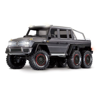 TRAXXAS Mercedes-Benz G63 AMG 6x6 RTR ohne Akku/Lader 1/10 6WD Scale-Crawler Brushed silber