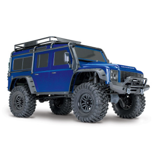 Karo Set, Land Rover Defender, blau +Decals + Anbauteile ohne Ersatzrad
